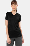 Amante Anti Microbial Relaxed Top - Jet Black — thumbnail 1